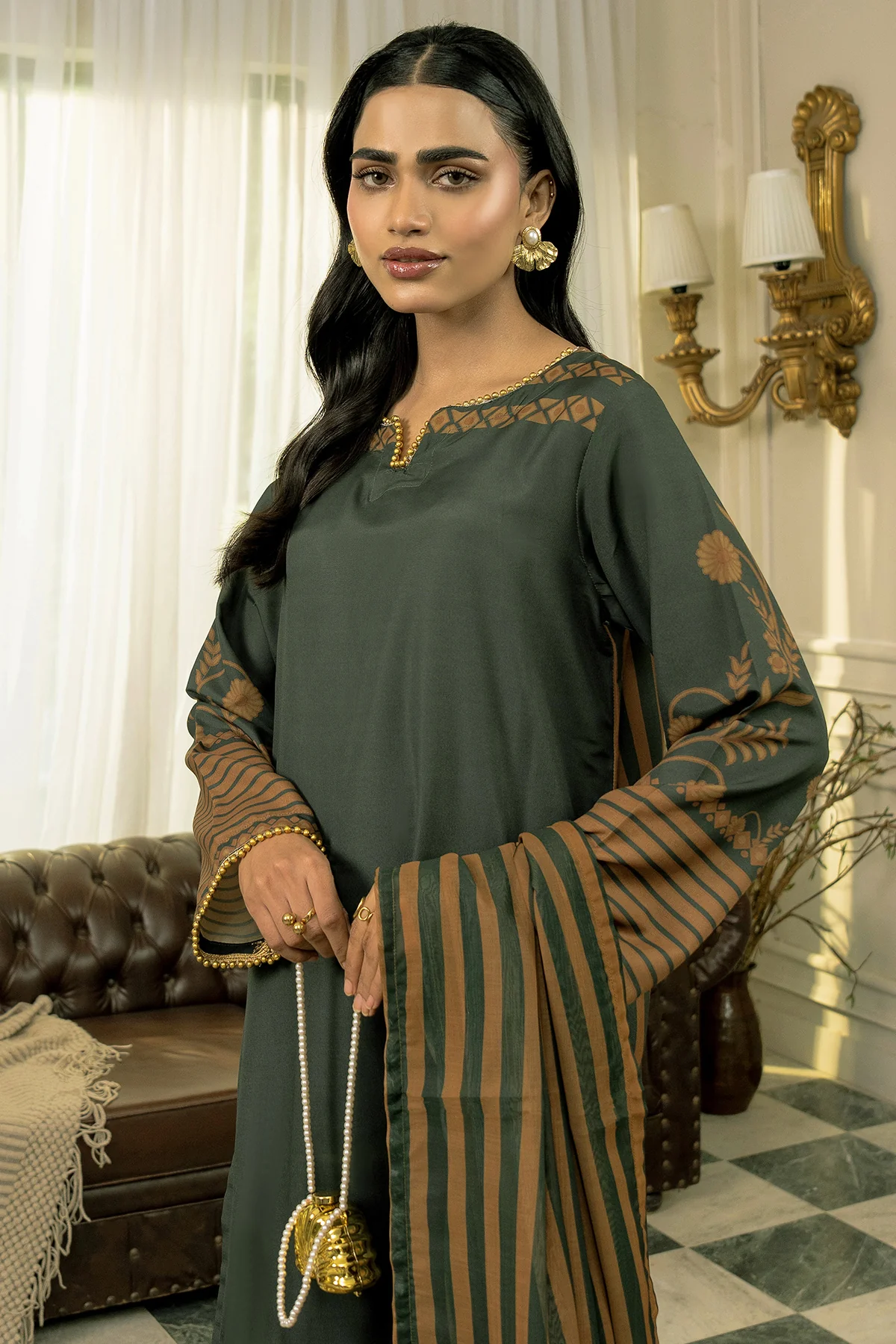 3 Piece Lawn Suit-Printed - Image 10