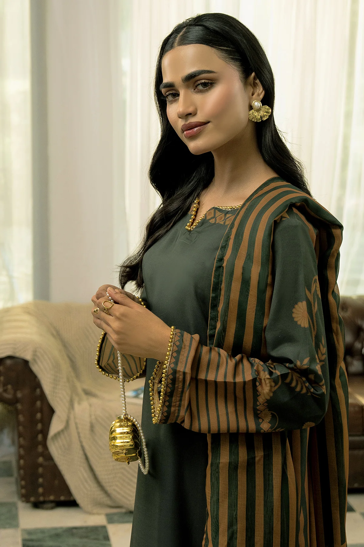 3 Piece Lawn Suit-Printed - Image 7