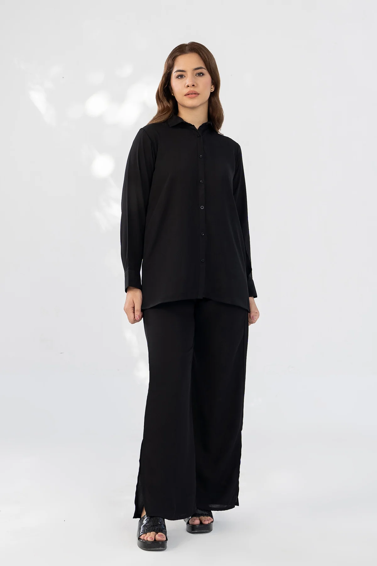 Black Crepe Co-ord Set - Image 3