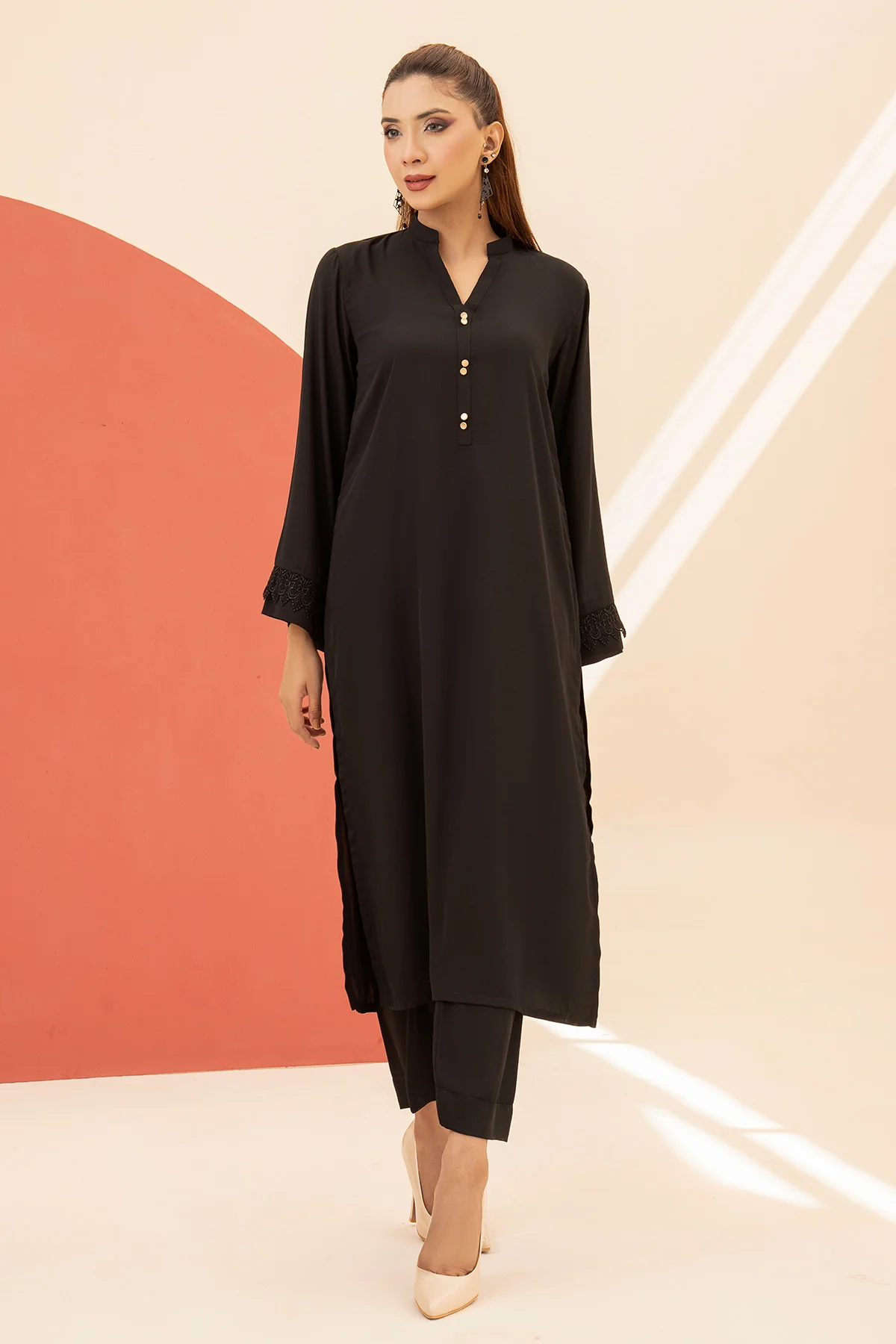 Black Trendy Dress - Image 5