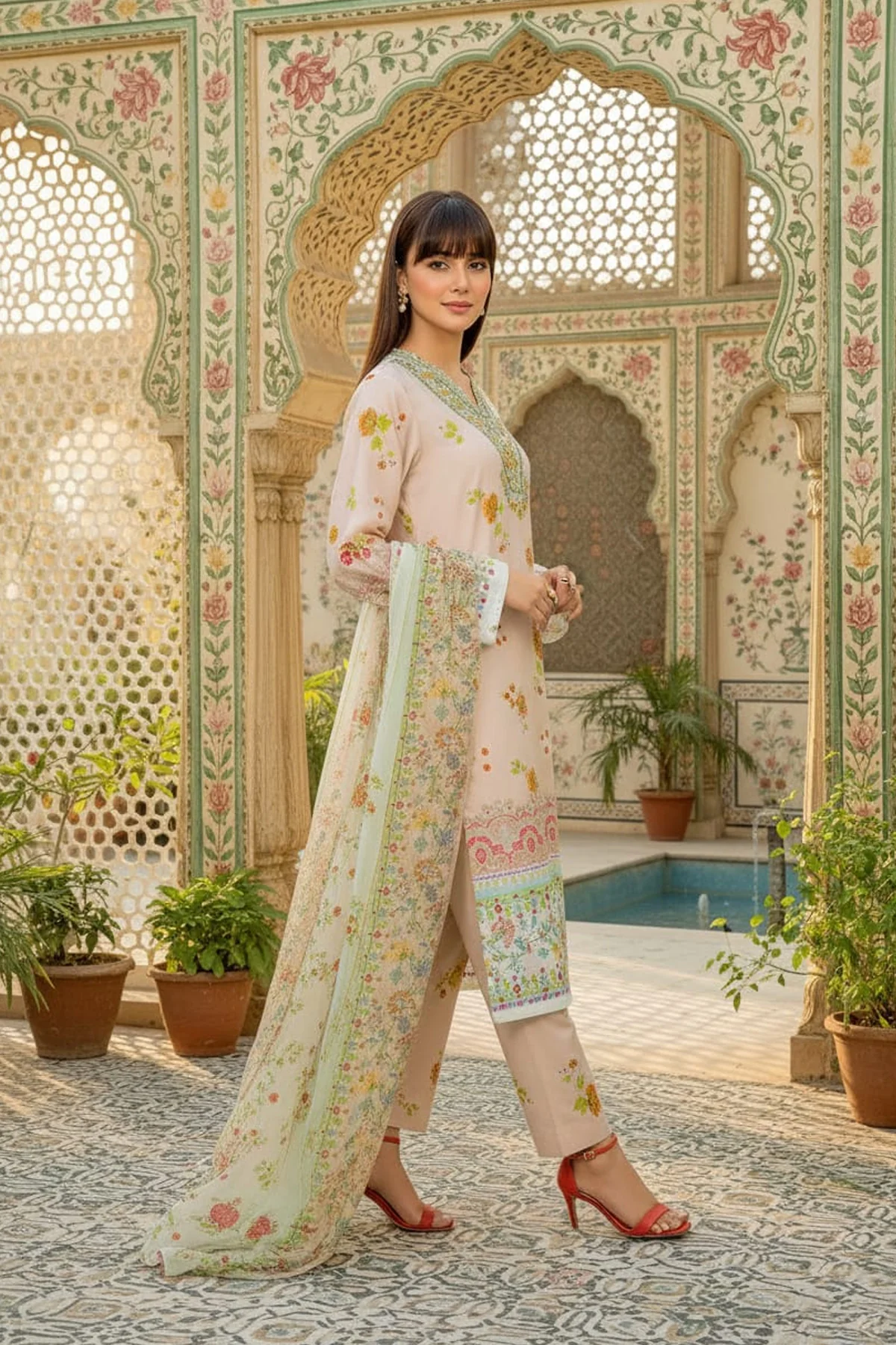 Digital Printed 3Piece (Pret) - Image 3