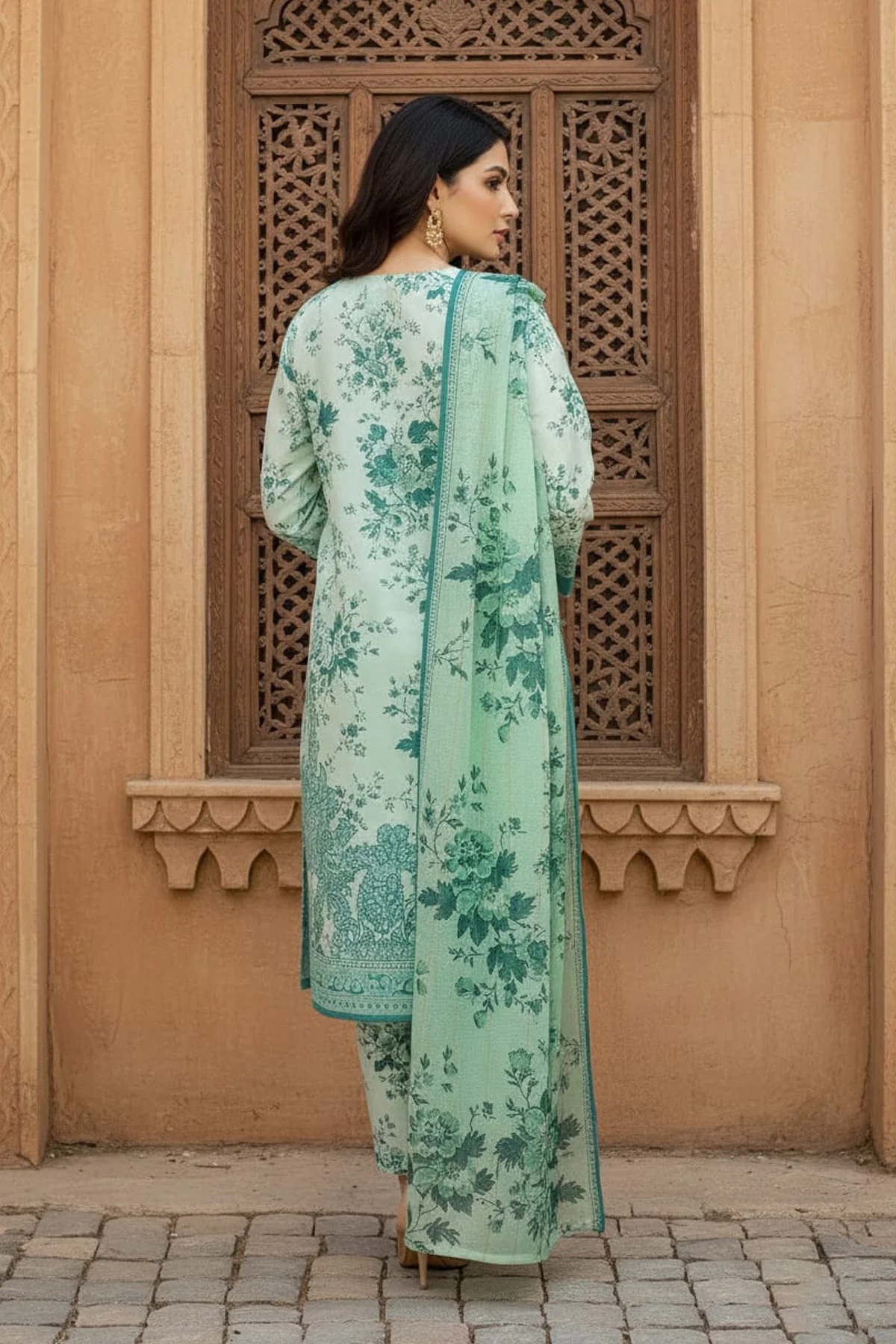 Digital Printed 3Piece (Pret) - Image 4