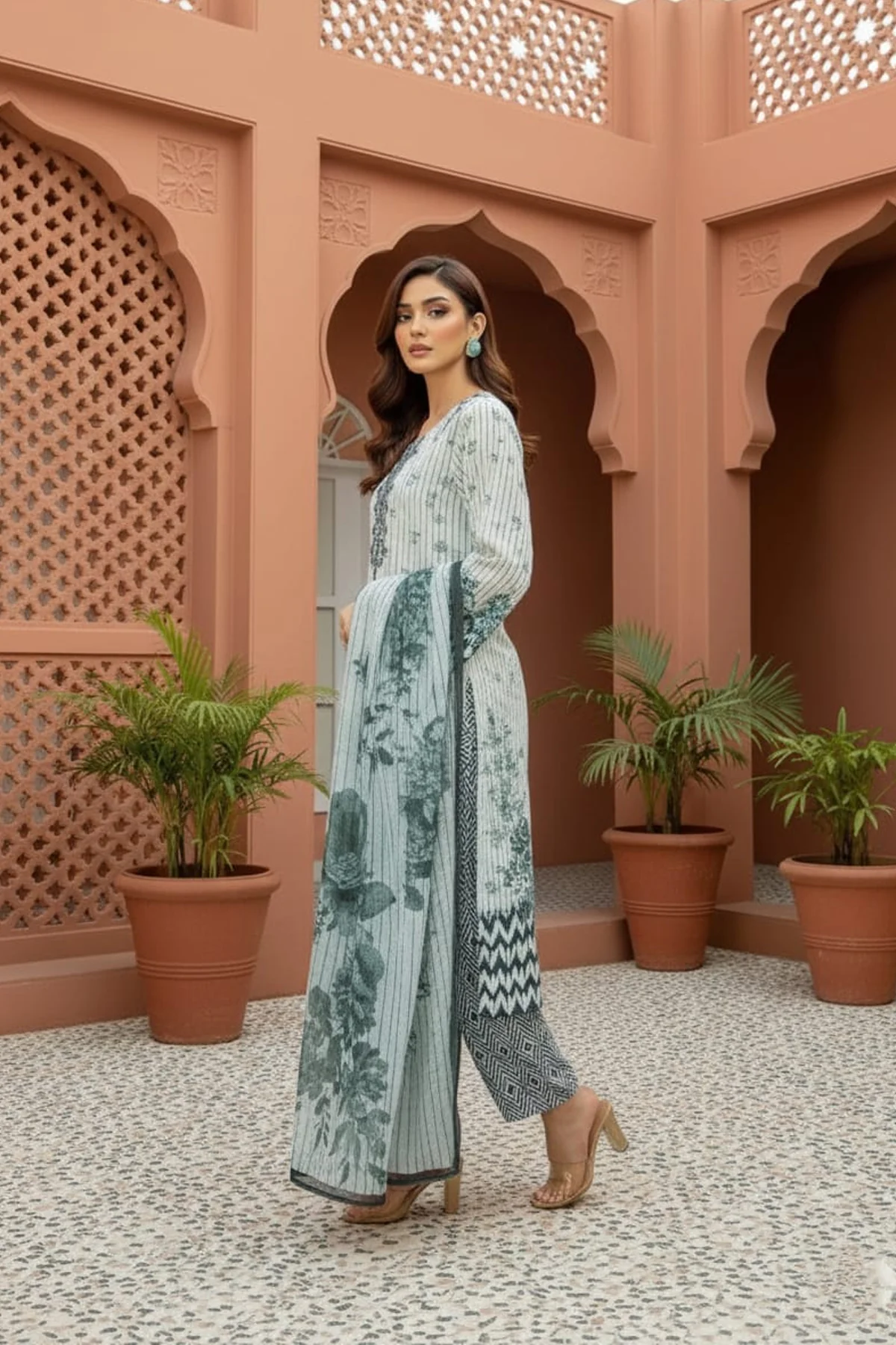 Digital Printed 3Piece (Pret) - Image 3