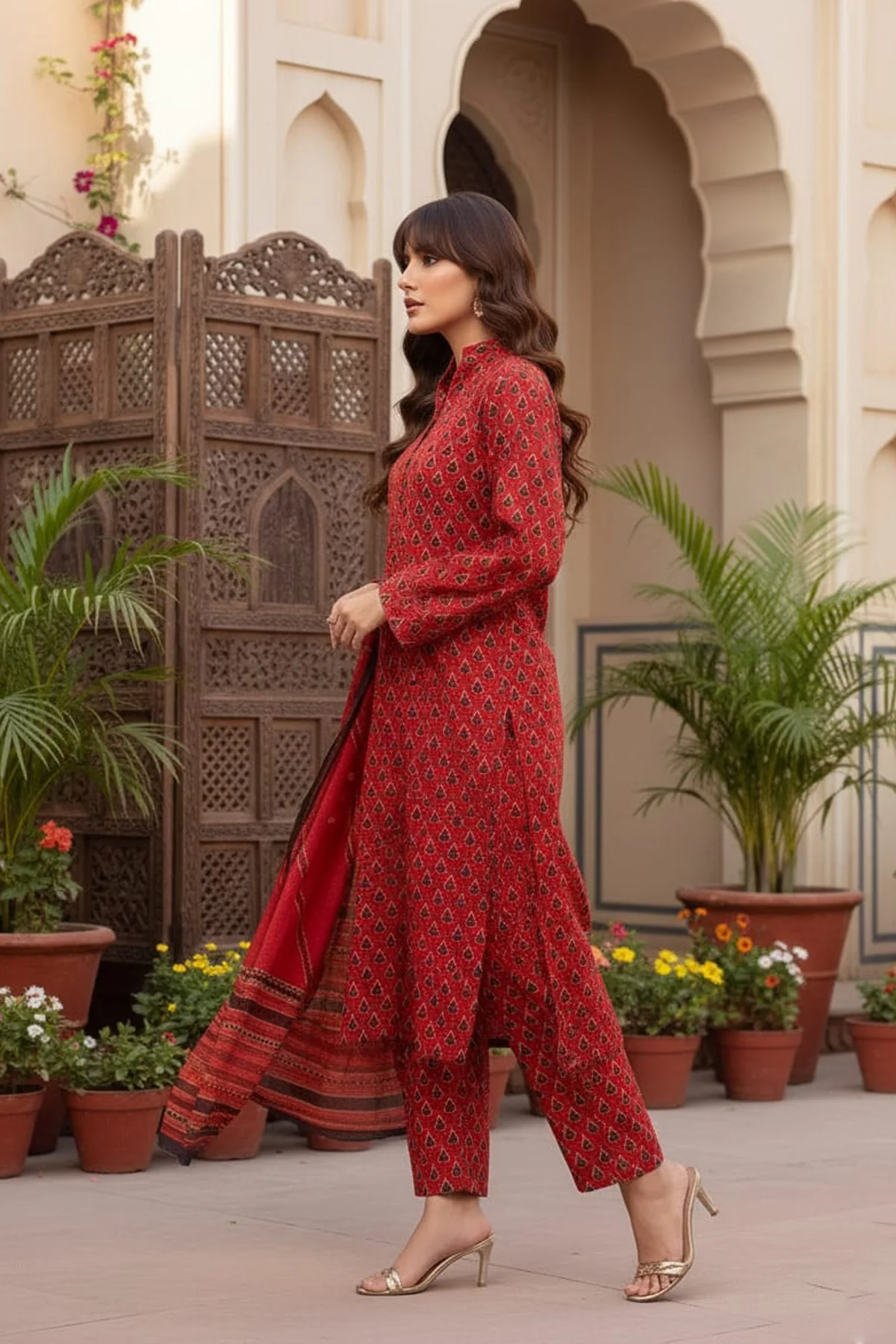 Digital Printed Lawn 3Piece (Pret) - Image 3