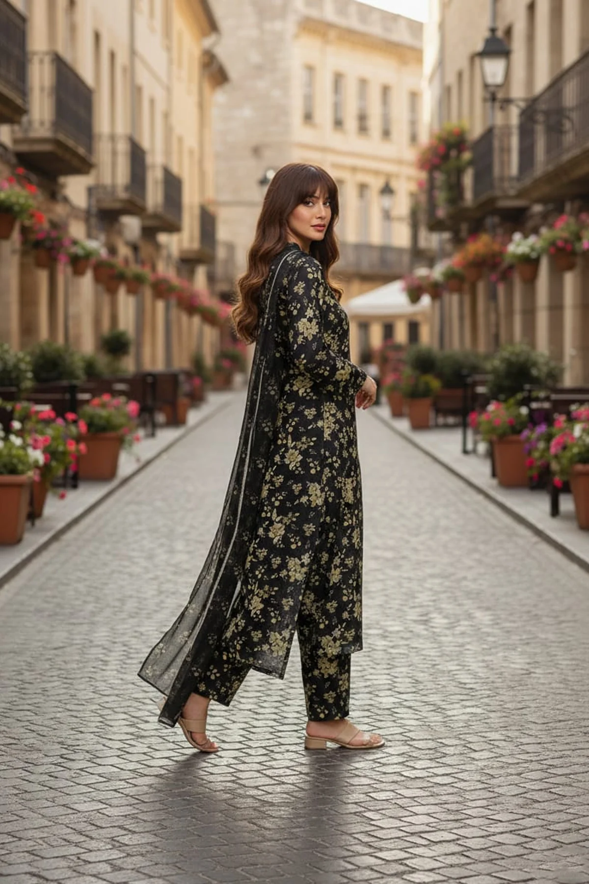 Digital Printed Lawn 3Piece (Pret) - Image 3