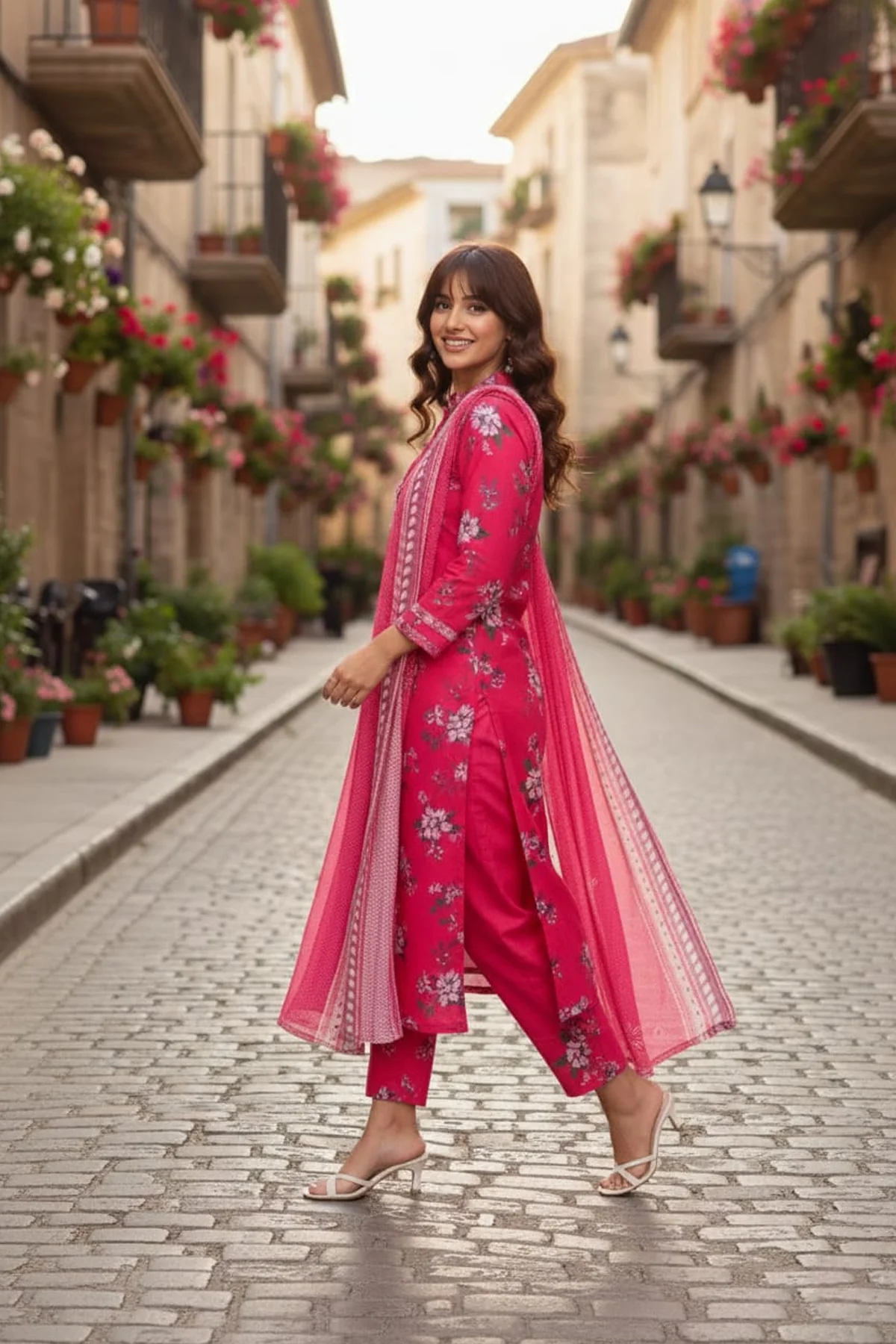 Digital Printed Lawn 3Piece (Pret) - Image 4