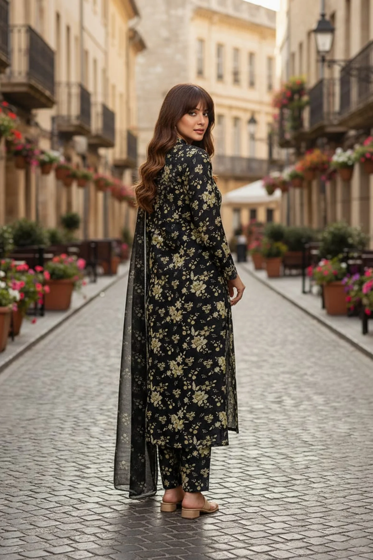 Digital Printed Lawn 3Piece (Pret) - Image 4