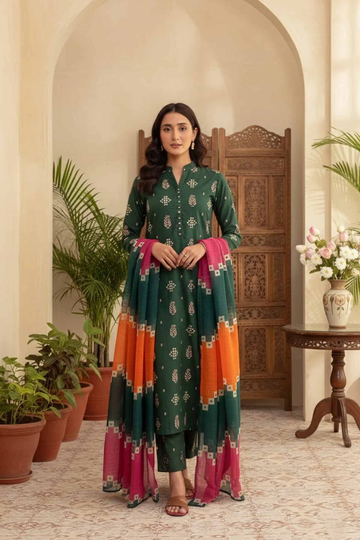 Digital Printed 3Piece (Pret) - Image 4