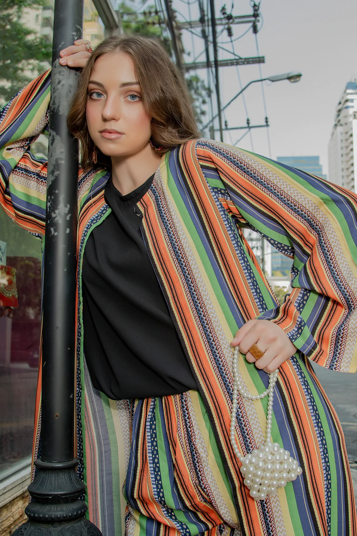 Multi-Color Shrug Dress (3Piece) - Image 3