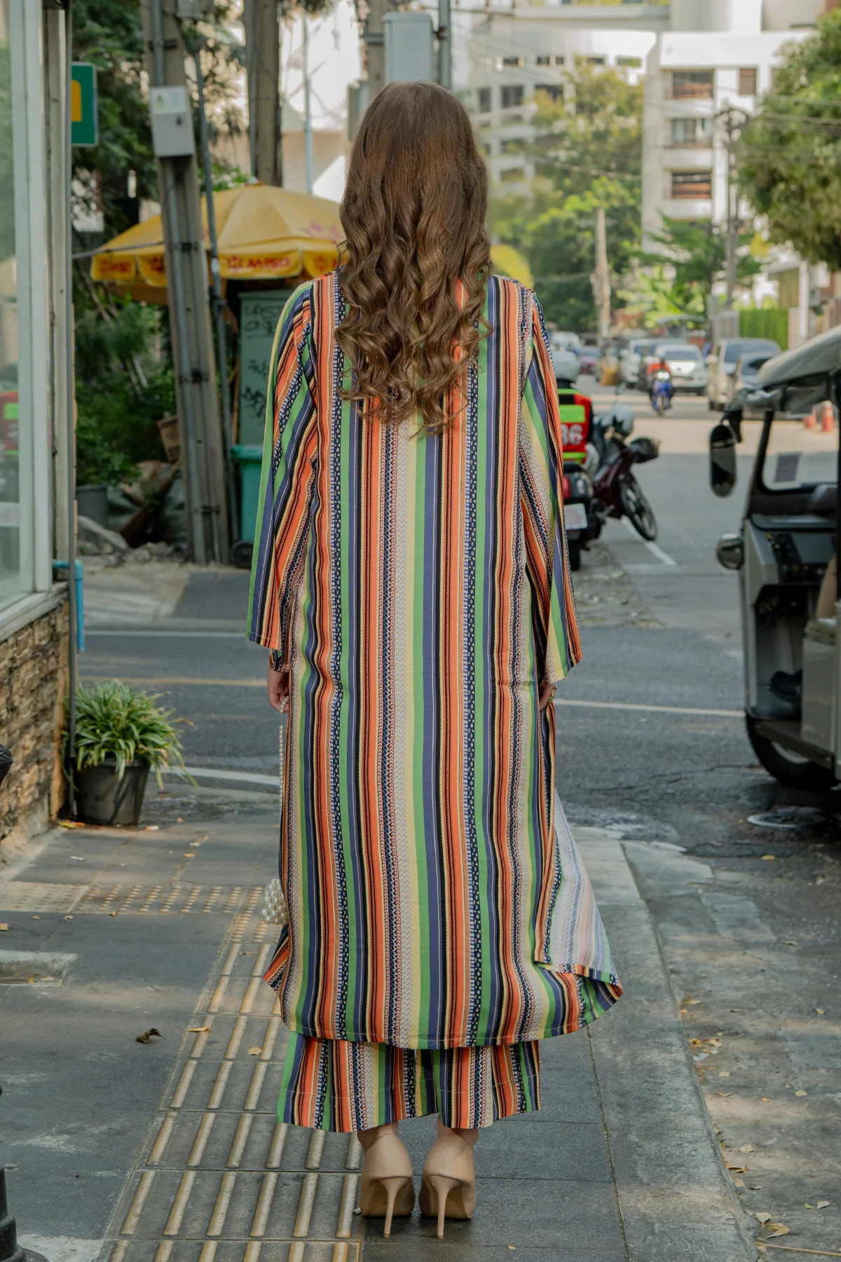 Multi-Color Shrug Dress (3Piece) - Image 5