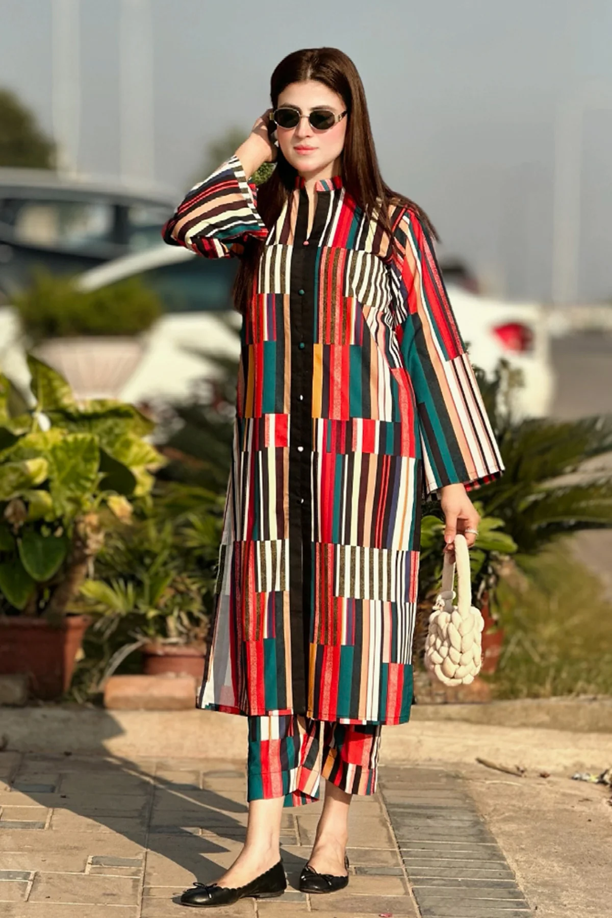 Multi Color Stylish Dress - Image 3