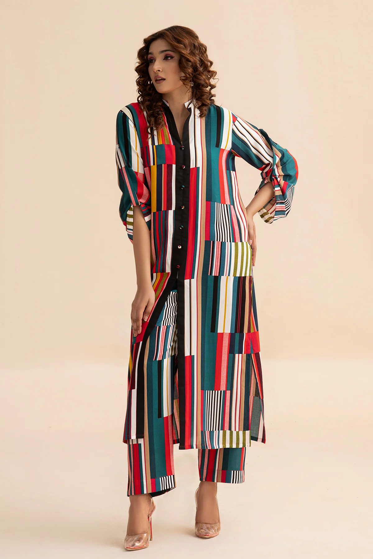 Multi Color Stylish Dress - Image 5