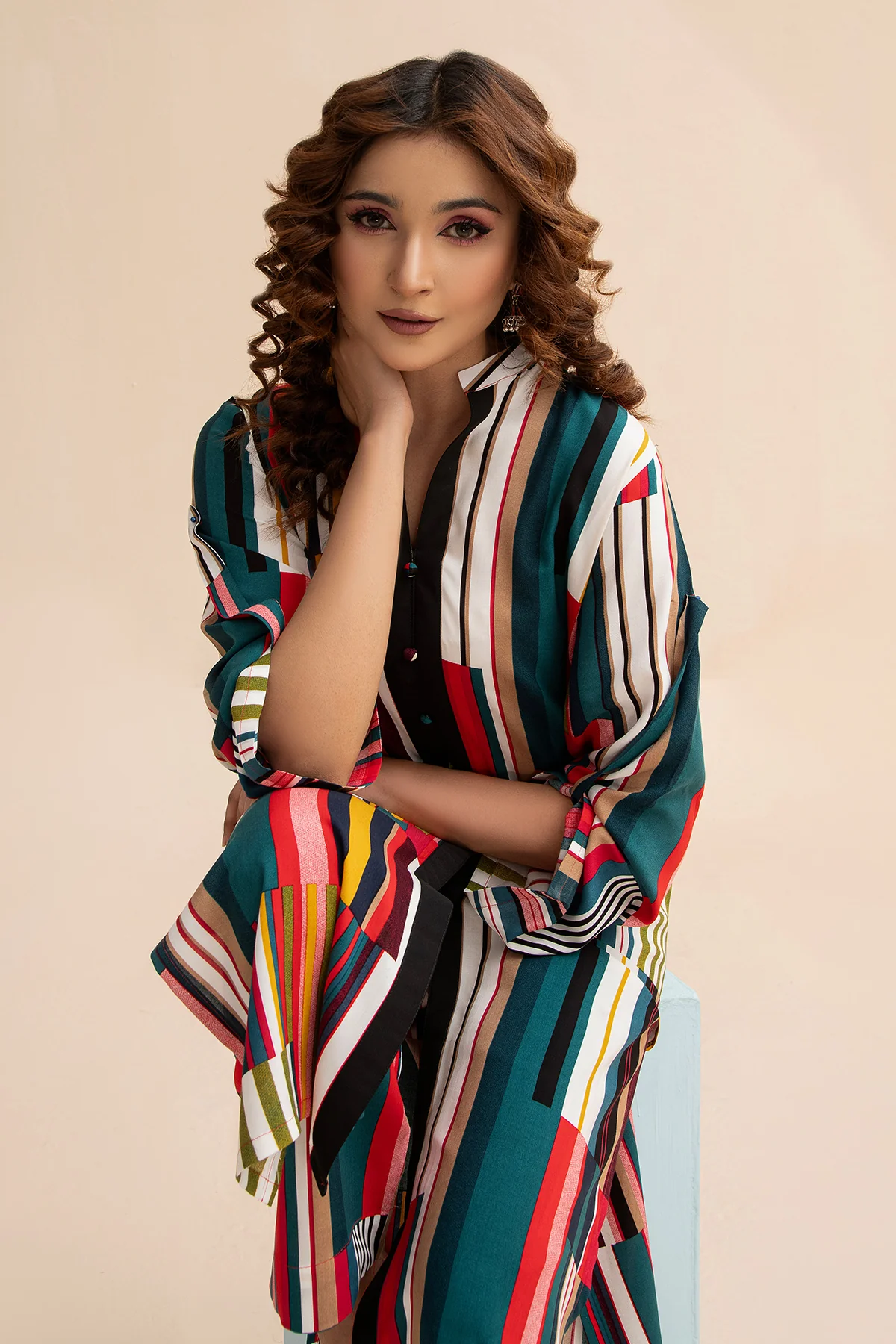 Multi Color Stylish Dress - Image 8