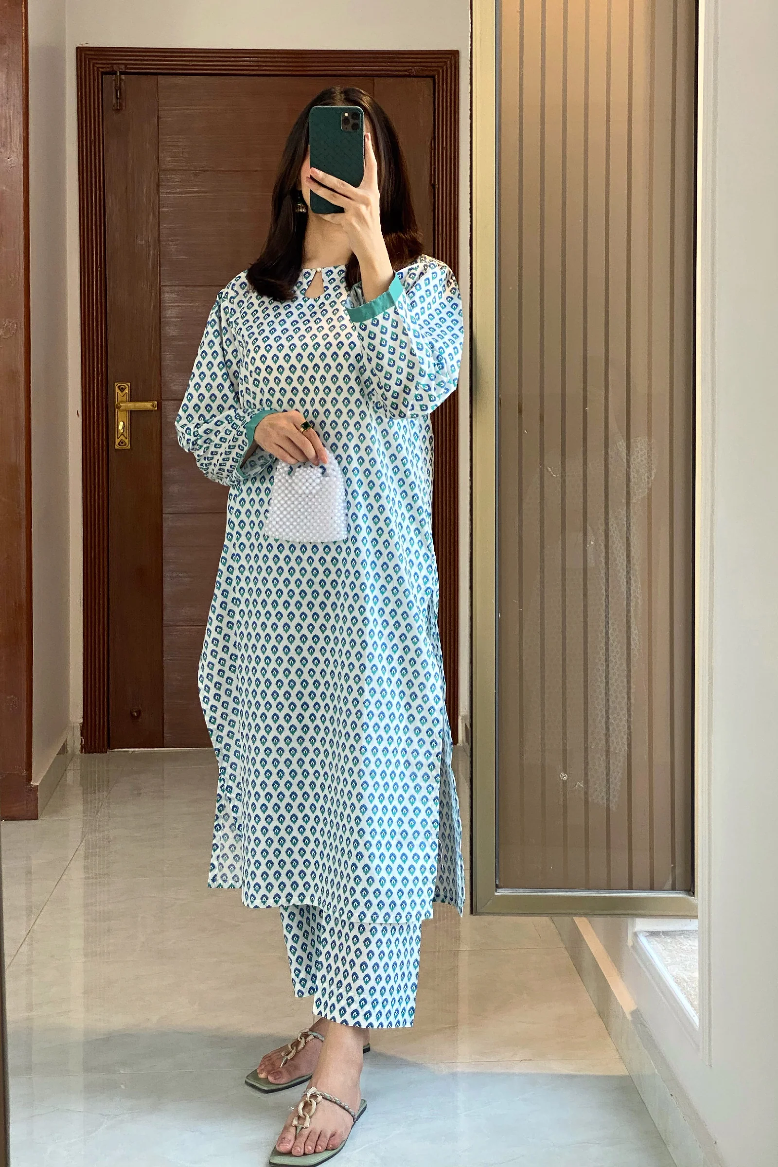 Printed Classic Dress - Image 3