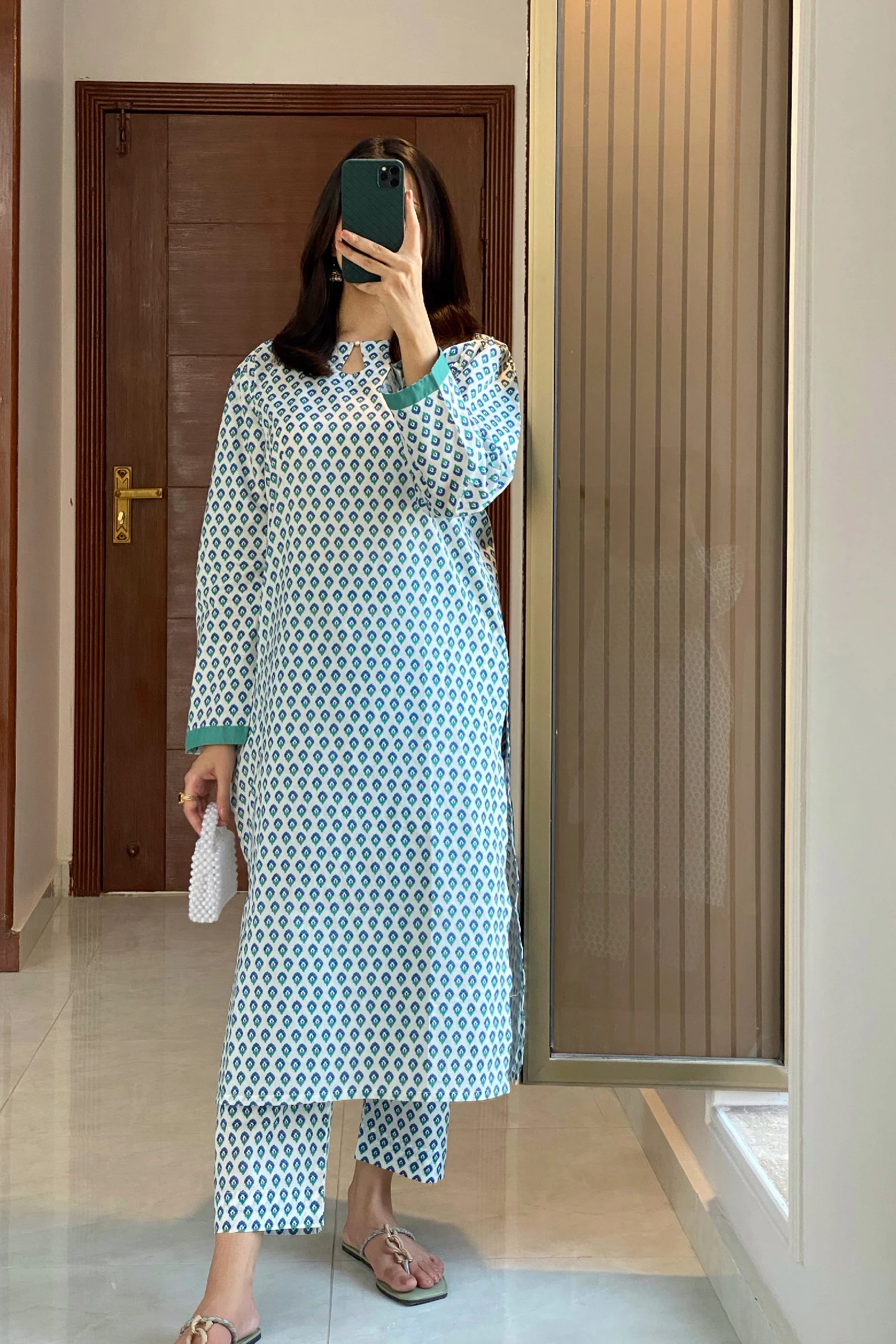 Printed Classic Dress - Image 6