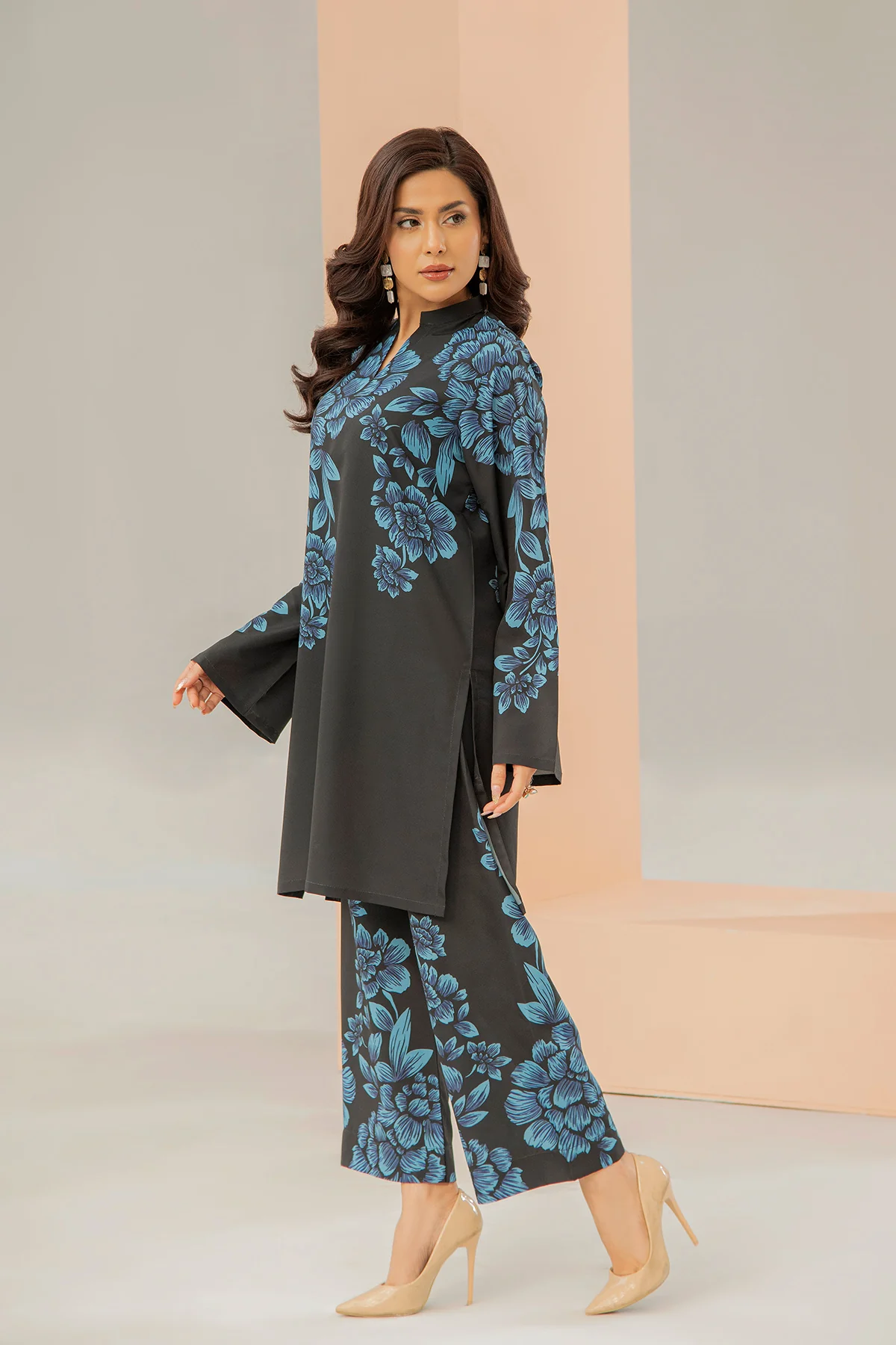 Printed Crepe Co-ord Set - Image 3