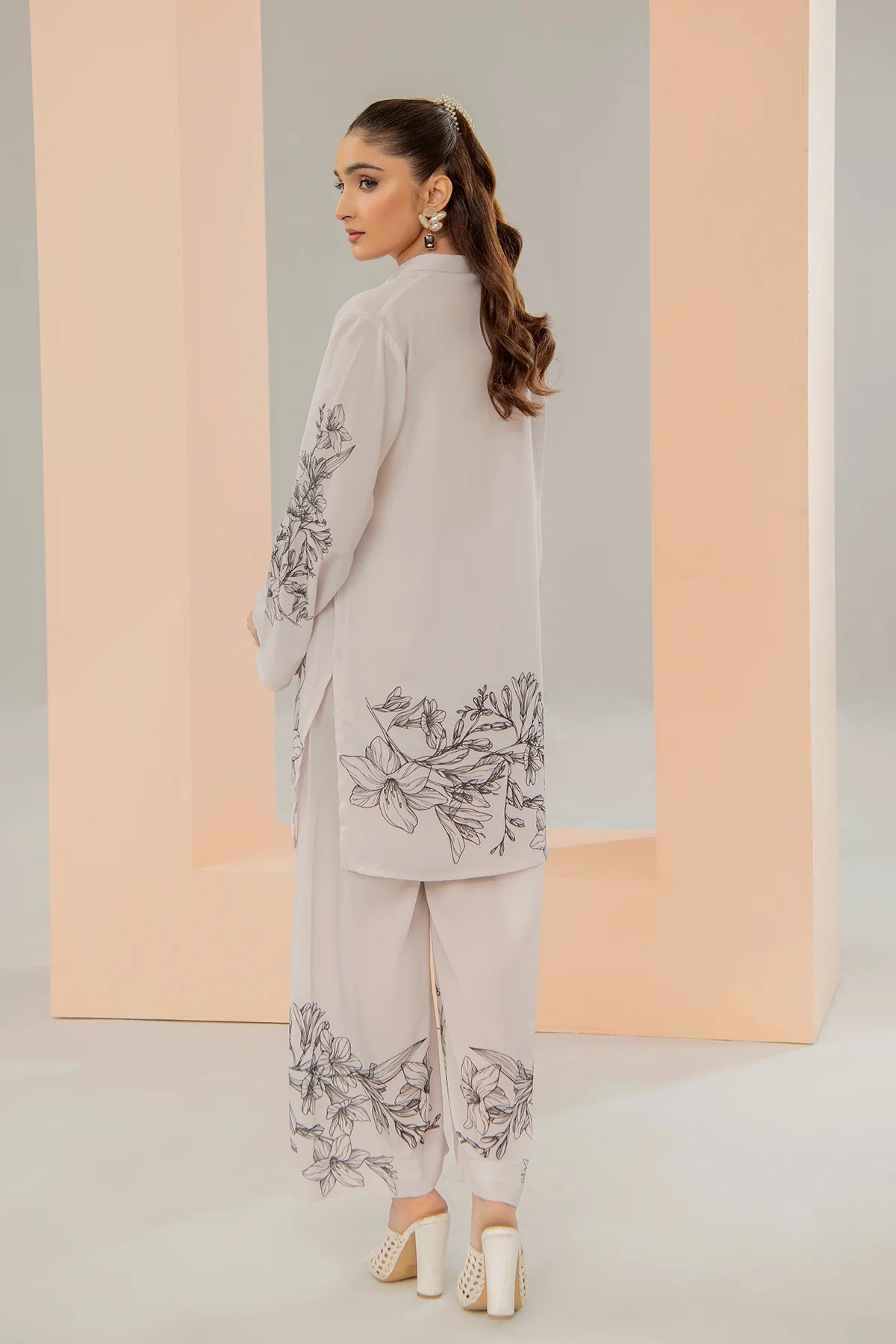 Printed Crepe Co-ord Set - Image 3