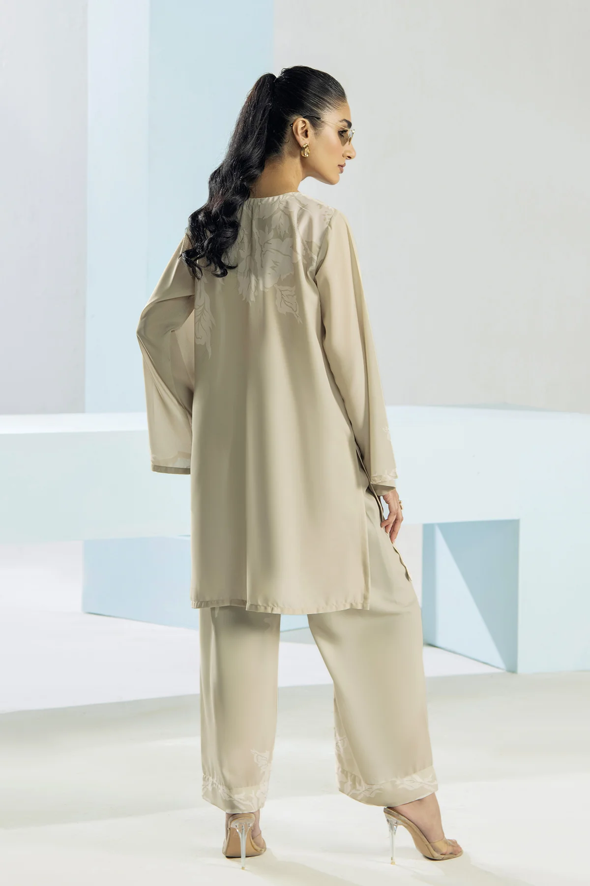 Printed Crepe Co-ord Set - Image 4