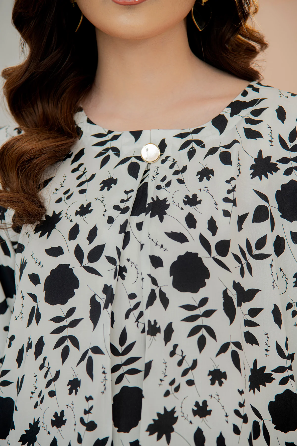 Printed Crepe Co-ord Set - Image 6