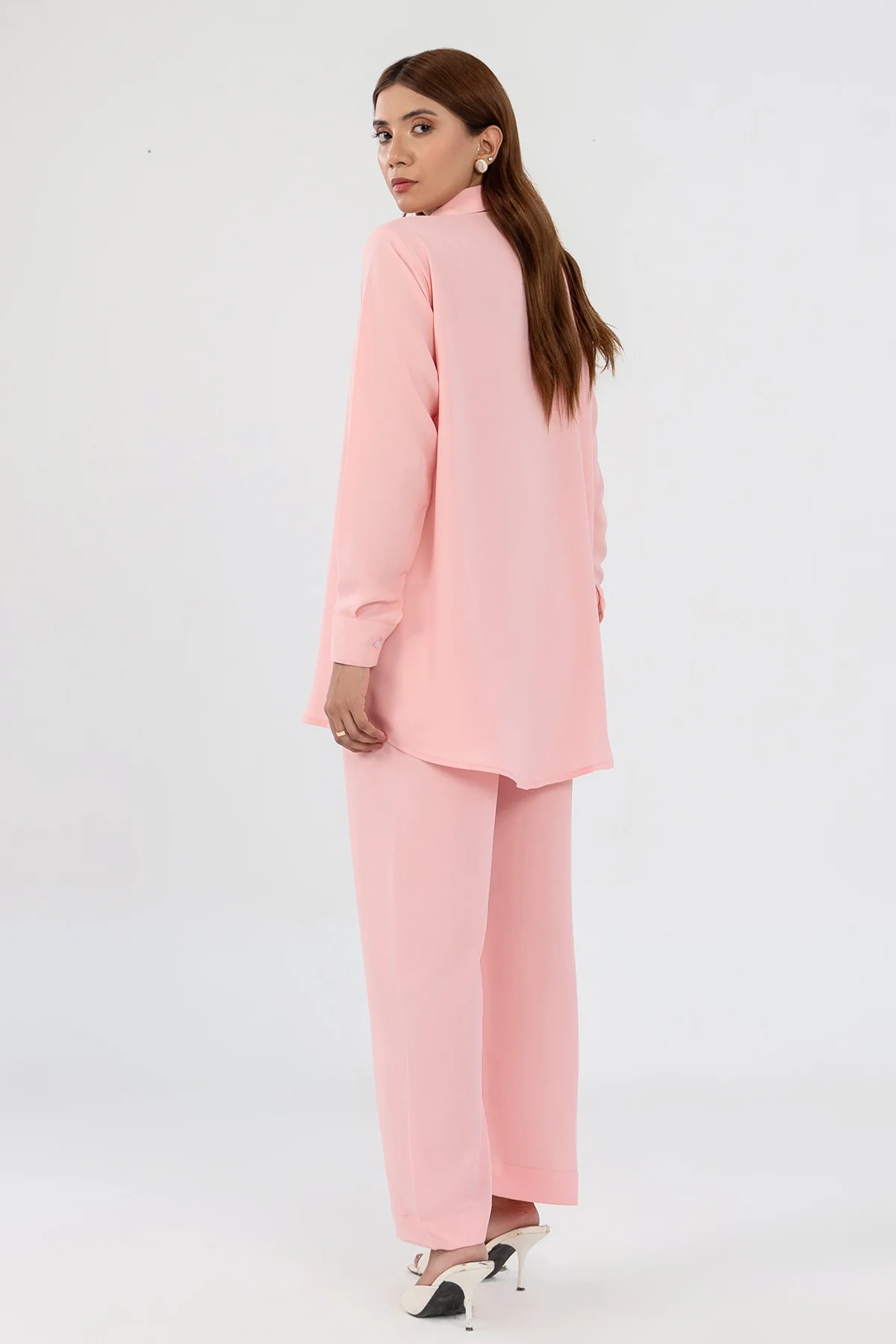 Peach Crepe Co-ord Set - Image 6