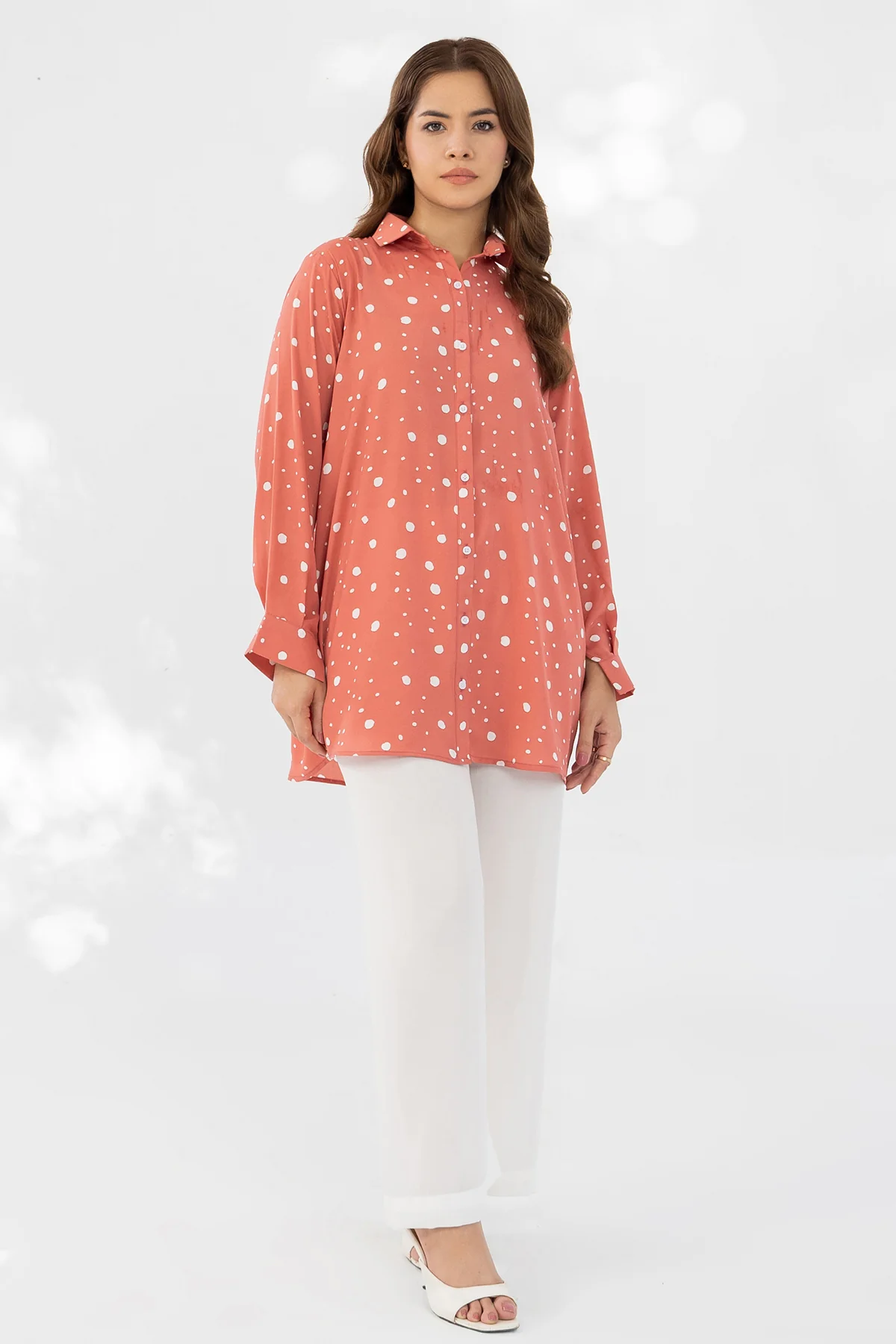 Printed Georgette Co-ord Set - Image 3